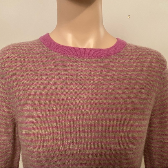 MASSIMO MOLINA / Cashmere Sweater/ Pink & Gray / Size Medium (44 Italian) - Picture 9 of 15